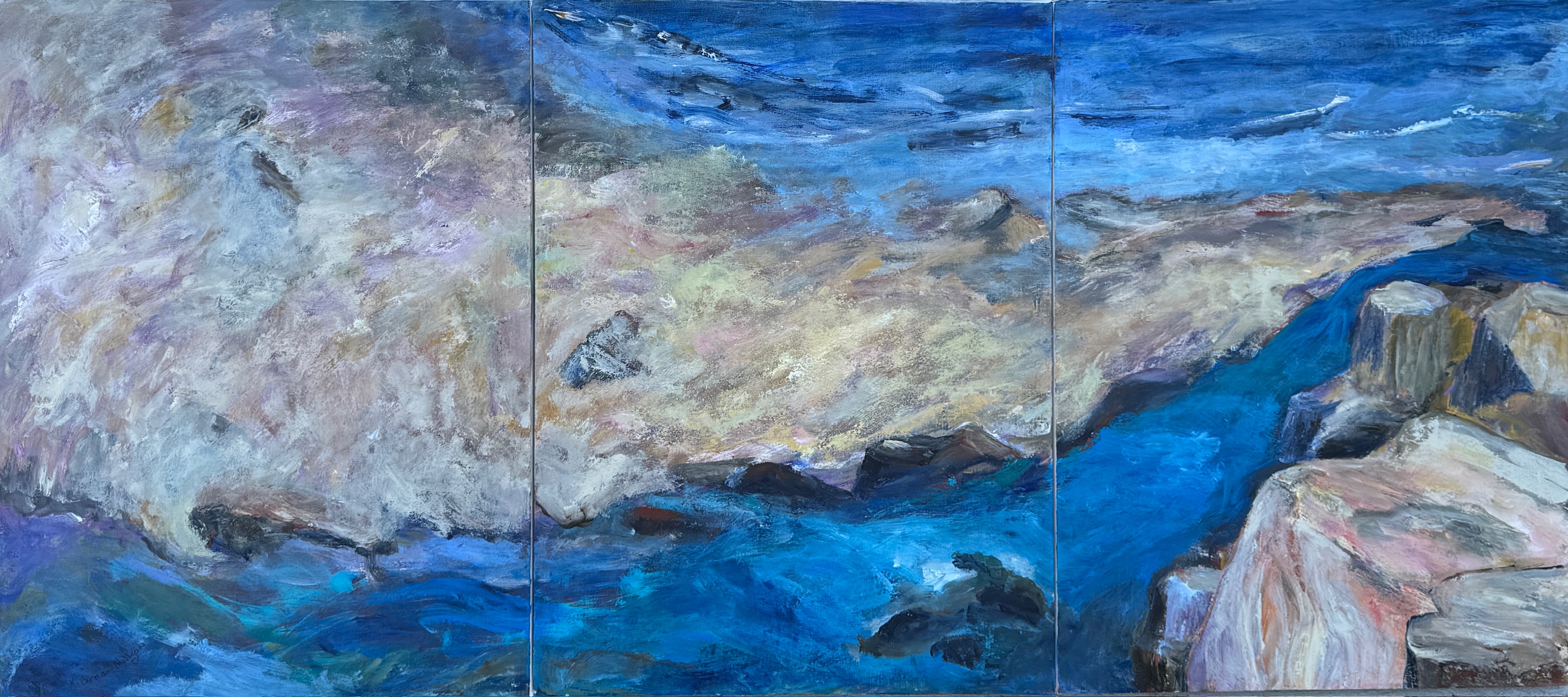 acrylic painting on canvas